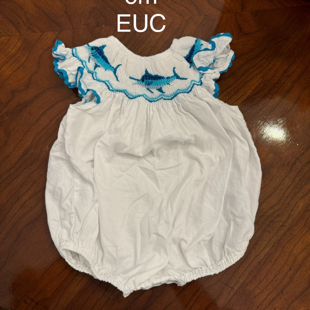 Smocked Marlin Bishop Bubble